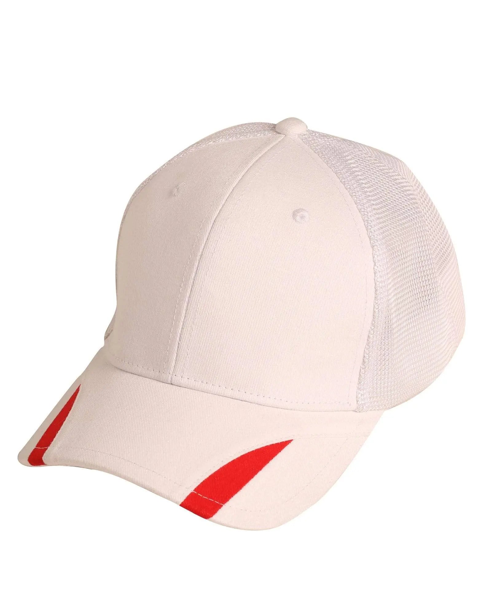 Contrast Peak Trim Cap Ch41 Active Wear Winning Spirit White/Red One size